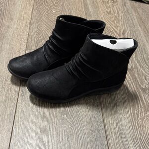 Clarks Black Ankle Booties
